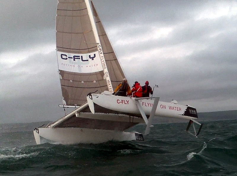 C-Fly Hydrofoil sailboat